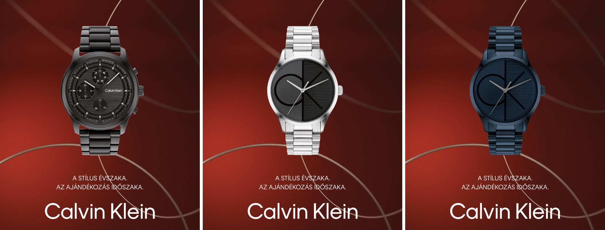 Karácsonyi ajándék férfiaknak: Calvin Klein óra