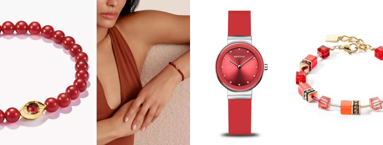 Női divat: pop of red trend