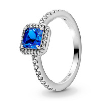 Pandora női gyűrű, kék időtlen elegancia