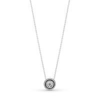 Pandora Szikrázó dupla glória collier ezüst nyaklánc