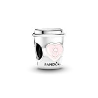 Pandora Moments Kávé elvitelre ezüst charm