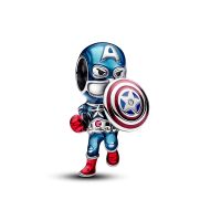 Pandora Moments Marvel Bosszúállók Amerika Kapitány ezüst charm