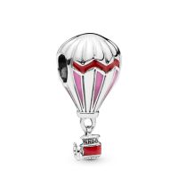 Pandora Moments Piros hőlégballon ezüst charm