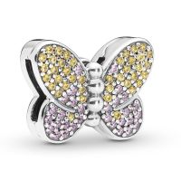 Pandora Reflexions Fényűző pillangó ezüst klip charm