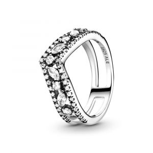 Pandora női gyűrű, Szikrázó navett dupla kívánsággyűrű