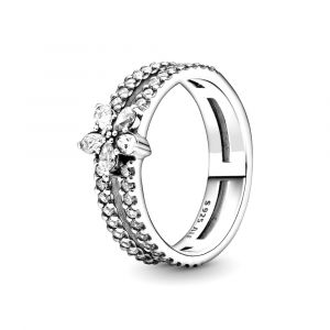 Pandora női gyűrű, tündöklő hópehely 