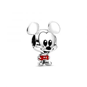 Pandora Moments Disney Mickey egér piros nadrág ezüst charm