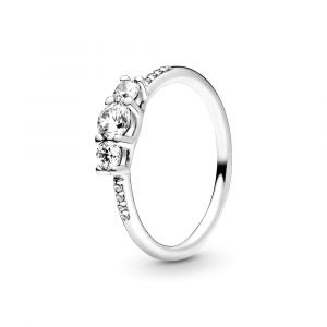 Pandora Csillogó három-köves gyűrű