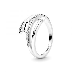 Pandora Körbefonódó nyíl ezüst gyűrű