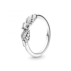 Pandora Szikrázó angyalszárny ezüst gyűrű