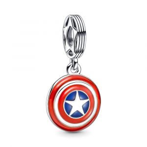 Pandora Moments Marvel Bosszúállók Amerika Kapitány pajzsa ezüst charm