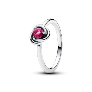 Pandora Rózsaszín örökkévalóság ezüst színű gyűrű