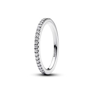 Pandora Szikrázó Ezüst színű karikagyűrű