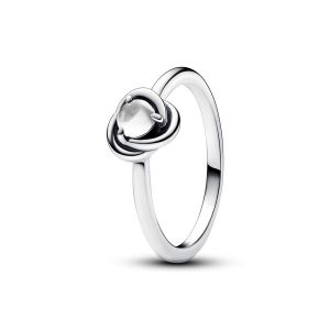 Pandora Áprilisi születéskő ékszer örökkévalóság karikagyűrű