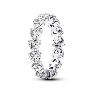 Pandora Végtelen szívek örökkévalóság gyűrű Ezüst Gyűrű