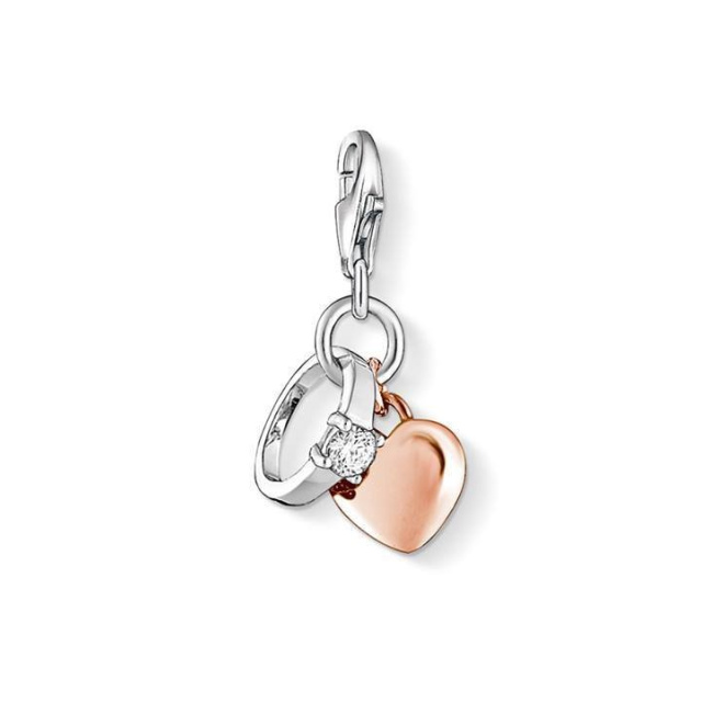Thomas Sabo női charm, Gyűrű szívvel