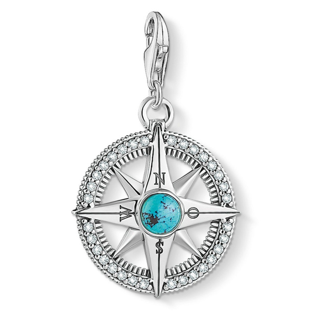 Thomas Sabo női charm, Iránytű türkiz