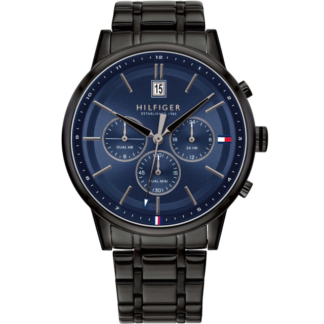 Tommy Hilfiger férfi karóra, Kyle fekete színű TH1791633