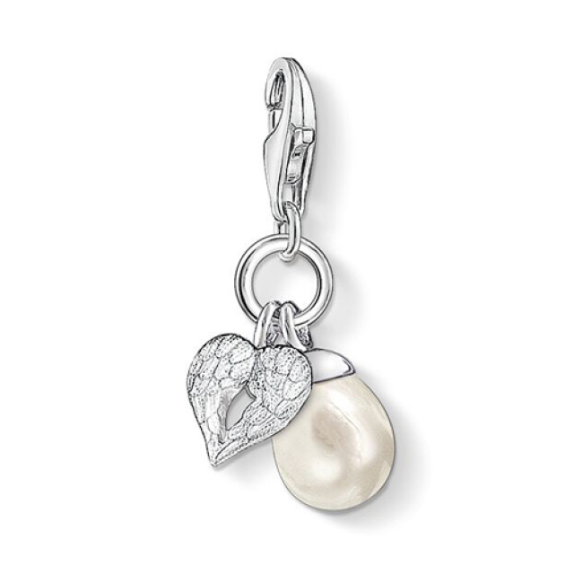 Thomas Sabo női charm, Szárny gyönggyel