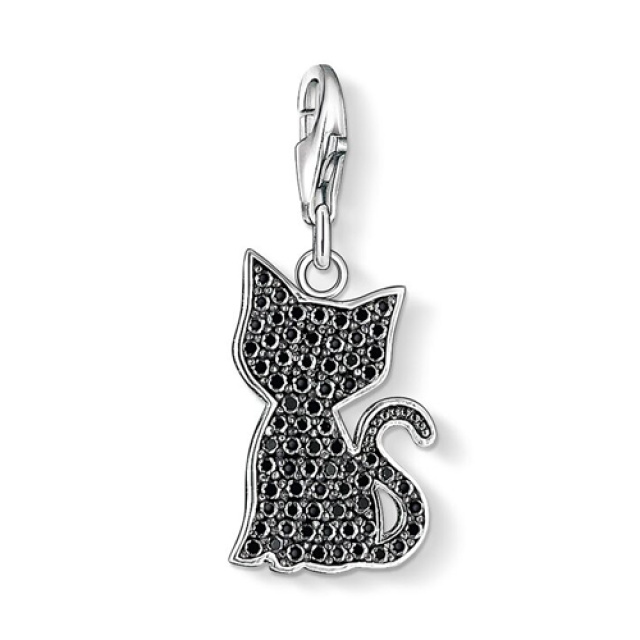 Thomas Sabo női charm, Fekete macska