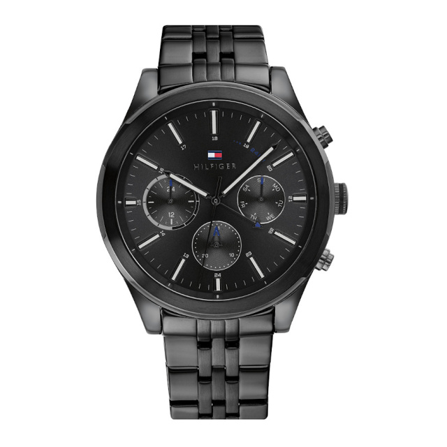 Tommy Hilfiger férfi karóra, Ashton fekete színű TH1791738