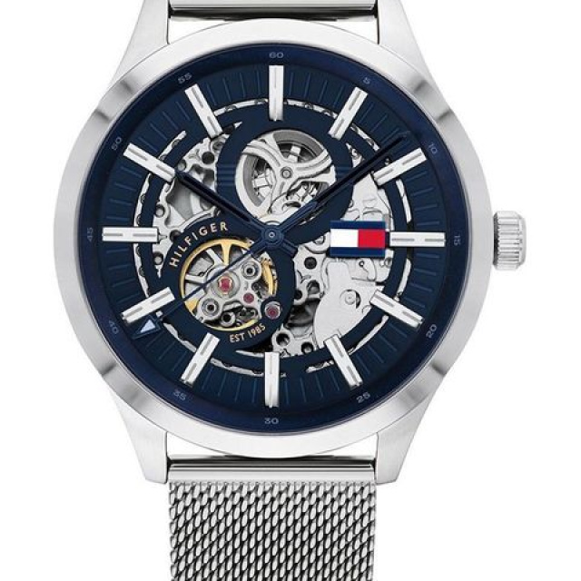 Tommy Hilfiger férfi karóra, Spencer ezüst színű TH1791643