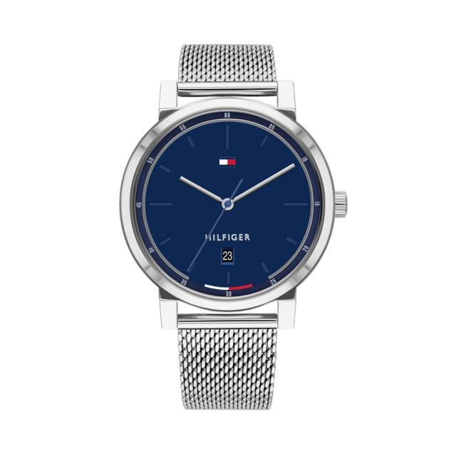 Tommy Hilfiger férfi karóra, Thompson ezüst színű TH1791732