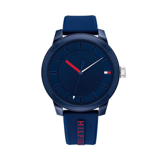 TOMMY HILFIGER FÉRFI KARÓRA, Denim sötétkék szilikon szíjas TH1791745