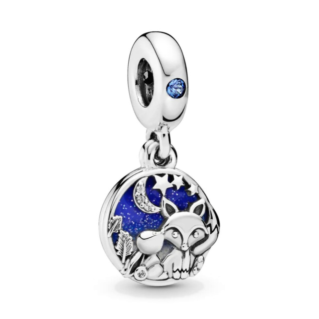 Pandora Moments Róka és nyúl ezüst függő charm