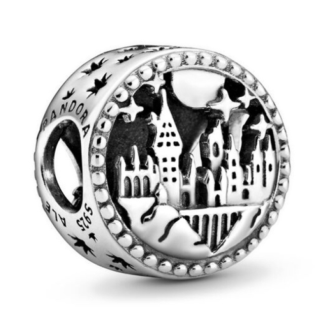 Pandora Moments Harry Potter, Roxfort Boszorkány- és Varázslóképző Szakiskola ezüst charm