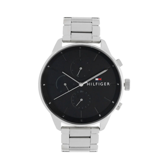 Tommy Hilfiger férfi karóra, Chase ezüst színű TH1791485