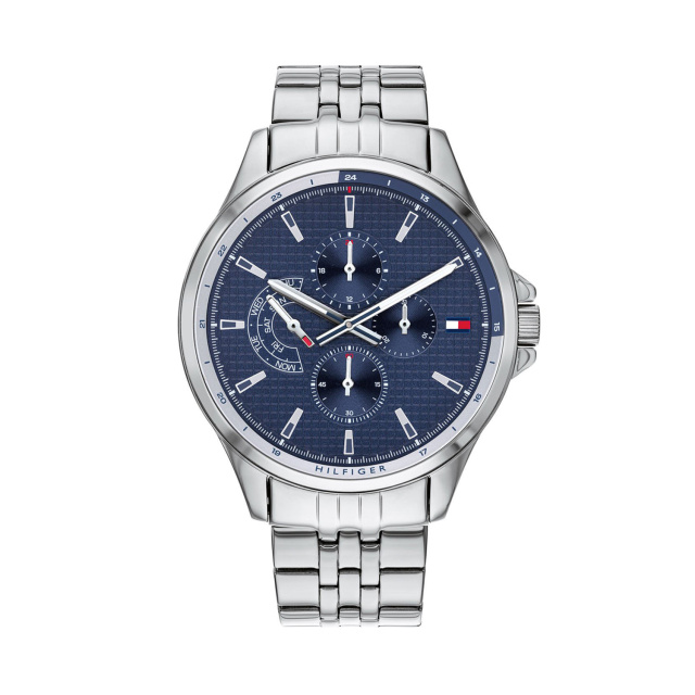 Tommy Hilfiger férfi karóra, Shawn ezüst színű TH1791612