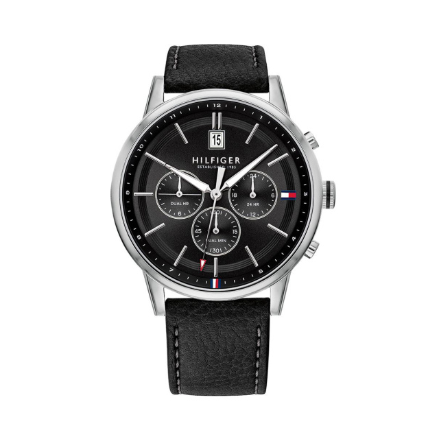 TOMMY HILFIGER FÉRFI KARÓRA, KYLE fekete TH1791630
