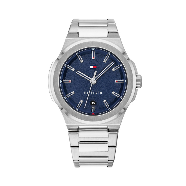 Tommy Hilfiger férfi karóra, Princeton ezüst színű TH1791648