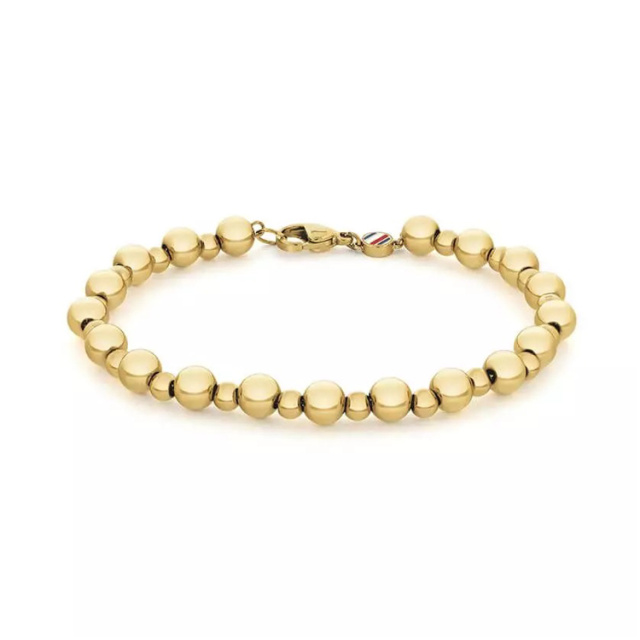 Tommy Hilfiger női karkötő, Beads sárga arany színű THJ2780379