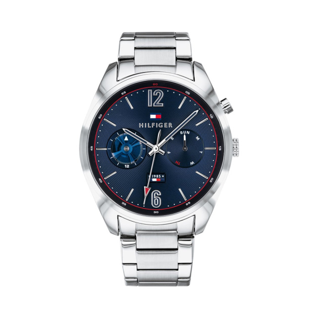 Tommy Hilfiger férfi karóra, Deacan ezüst színű TH1791551