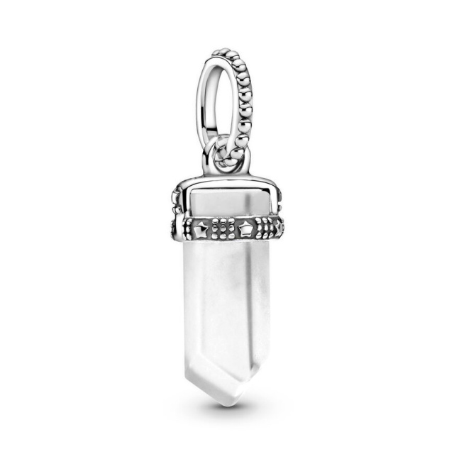 Pandora Fehér amulett ezüst medál