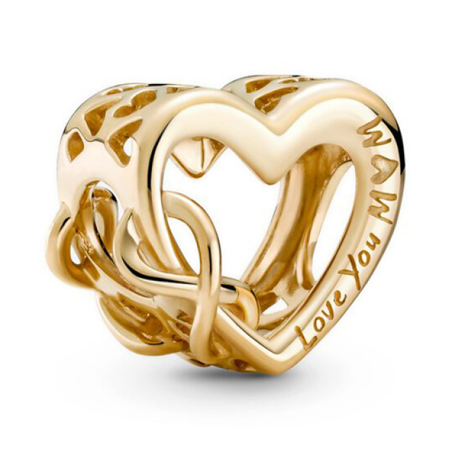 Pandora Moments arany charm