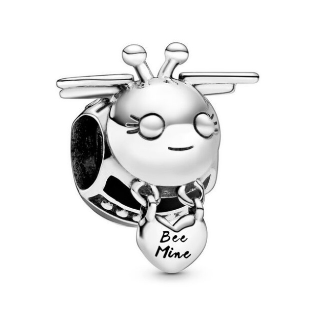 Pandora Moments Bee Mine ezüst charm