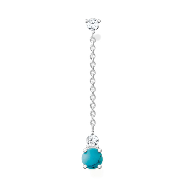 Thomas Sabo kék női ezüst fülbevaló