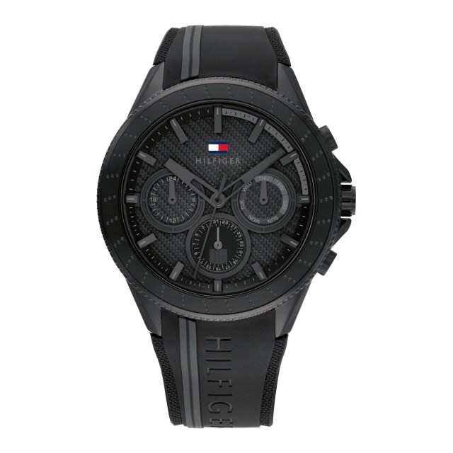Tomyy Hilfiger férfi karóra, Summer Horloge fekete színben