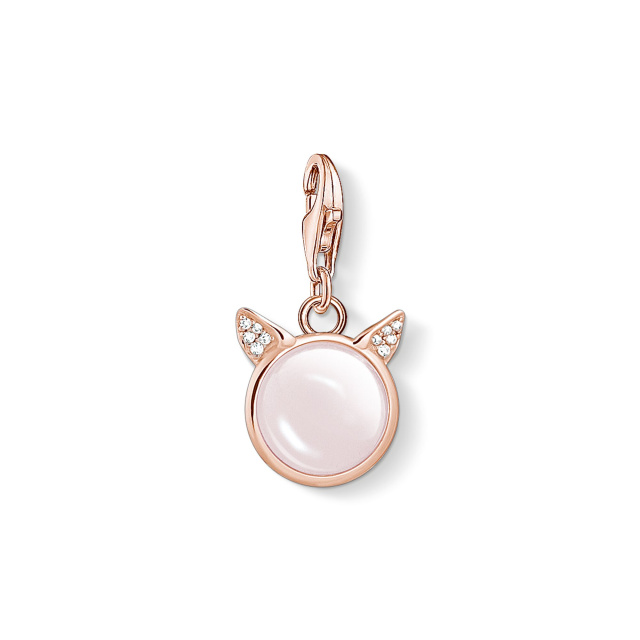Thomas Sabo Női Charm, rose macska portré