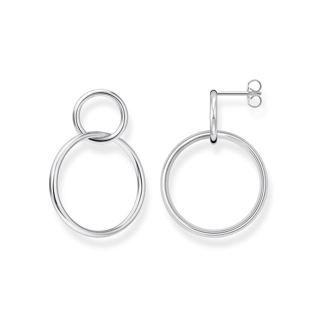 Thomas Sabo szürke női ezüst fülbevaló