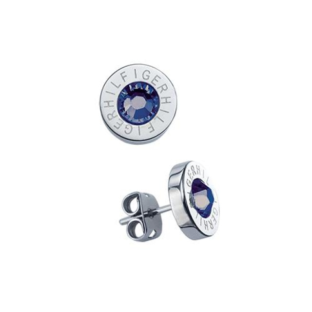 Tommy Hilfiger női fülbevaló, kék köves THJ2700260