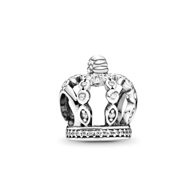 Pandora Moments Mesés korona ezüst charm