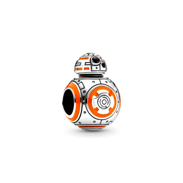 Pandora Moments Star Wars BB-8 ezüst charm