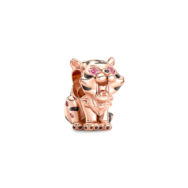 Pandora Moments Kínai tigris rozé arany charm