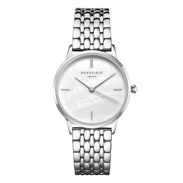 Rosefield The Pearl Edit Silver női óra