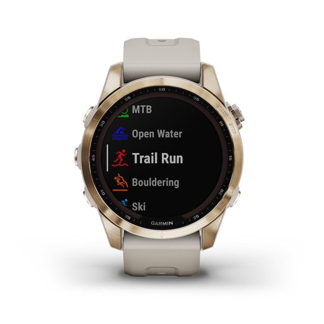 Garmin okosóra Fenix 7S Krémarany világos homok színű (Solar)