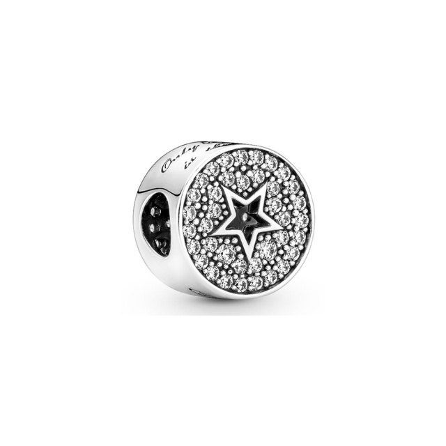 Pandora Moments Pavé és csillag gratuláci Ezüst Charm